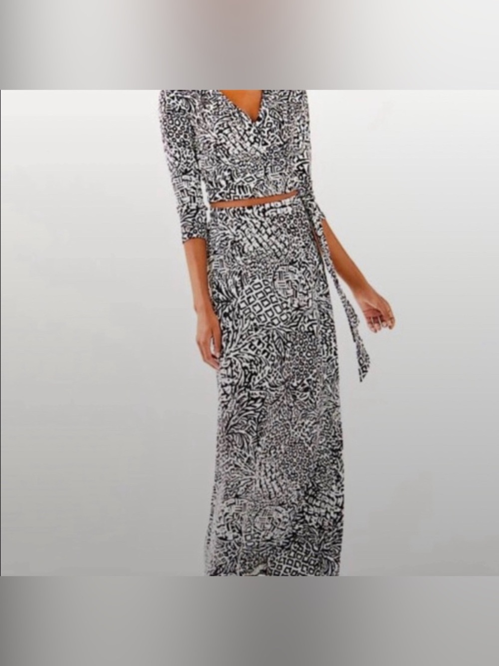 Lilly Pulitzer maxi skirt and top set, small